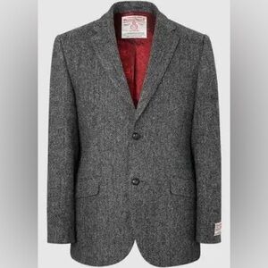 Harris Tweed Grey Tweed Country Jacket